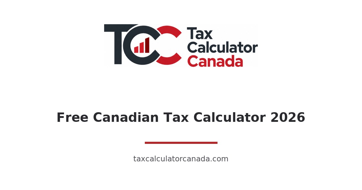Tax Calculator Canada logo with Free Canadian Tax Calculator 2026